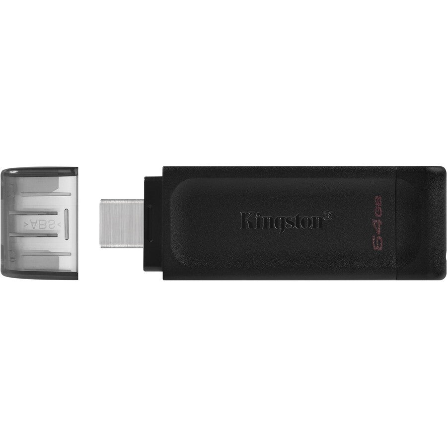 Kingston DT70/64GB DataTraveler 70 64GB USB-C 3.2 Gen 1 Flash Drive Black