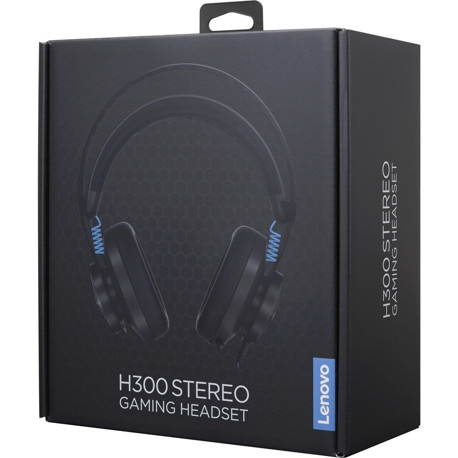 Lenovo GXD0T69863 6Ft Legion H300 Stereo Gaming Headset 3.5mm Headset Mic Black
