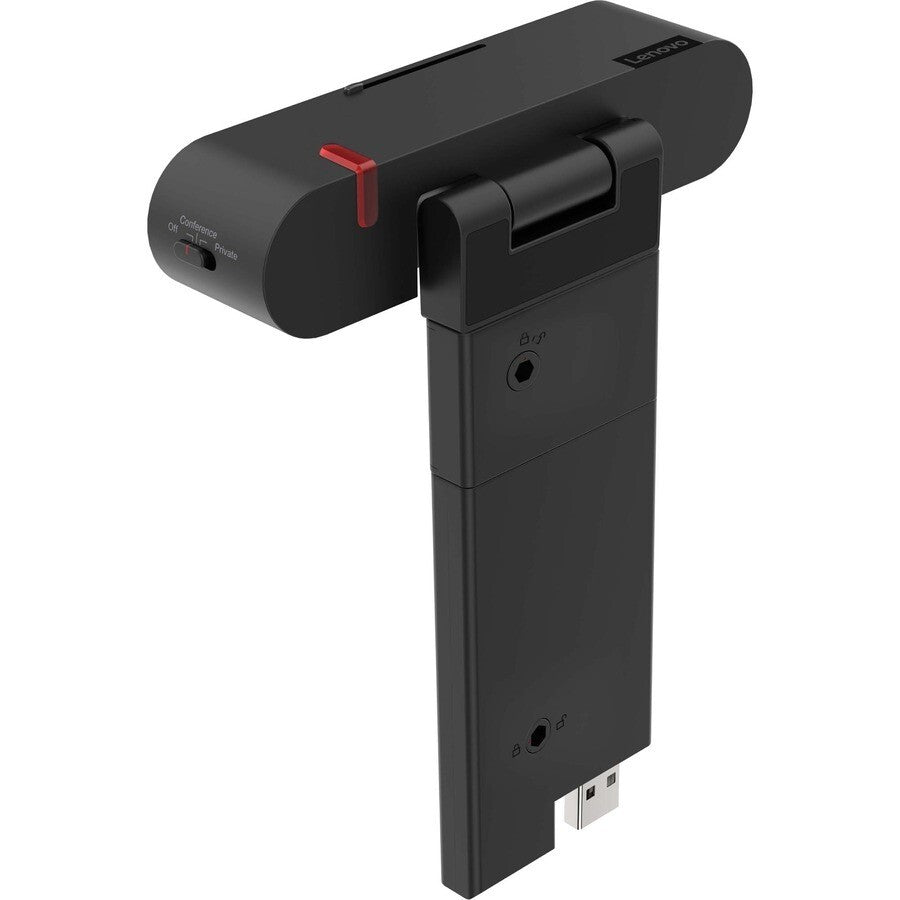 Lenovo 4XC1J05150 ThinkVision MC60 1920x1080 Webcam Mic USB-A for Monitor Black