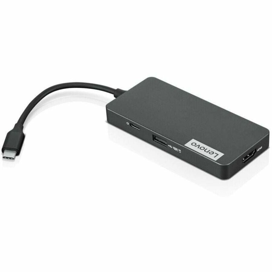 Lenovo GX90T77924 9" Cord 7-in-1 USB-C HUB 4K HDI- UHD 3840x2160 USB-A PowerDel