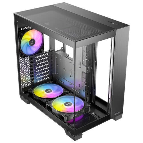 Antec C8 ARGB, 2x TQR 160mm & 1x TQ 140mm ARGB PWM Fans Included, Dual-Chamber