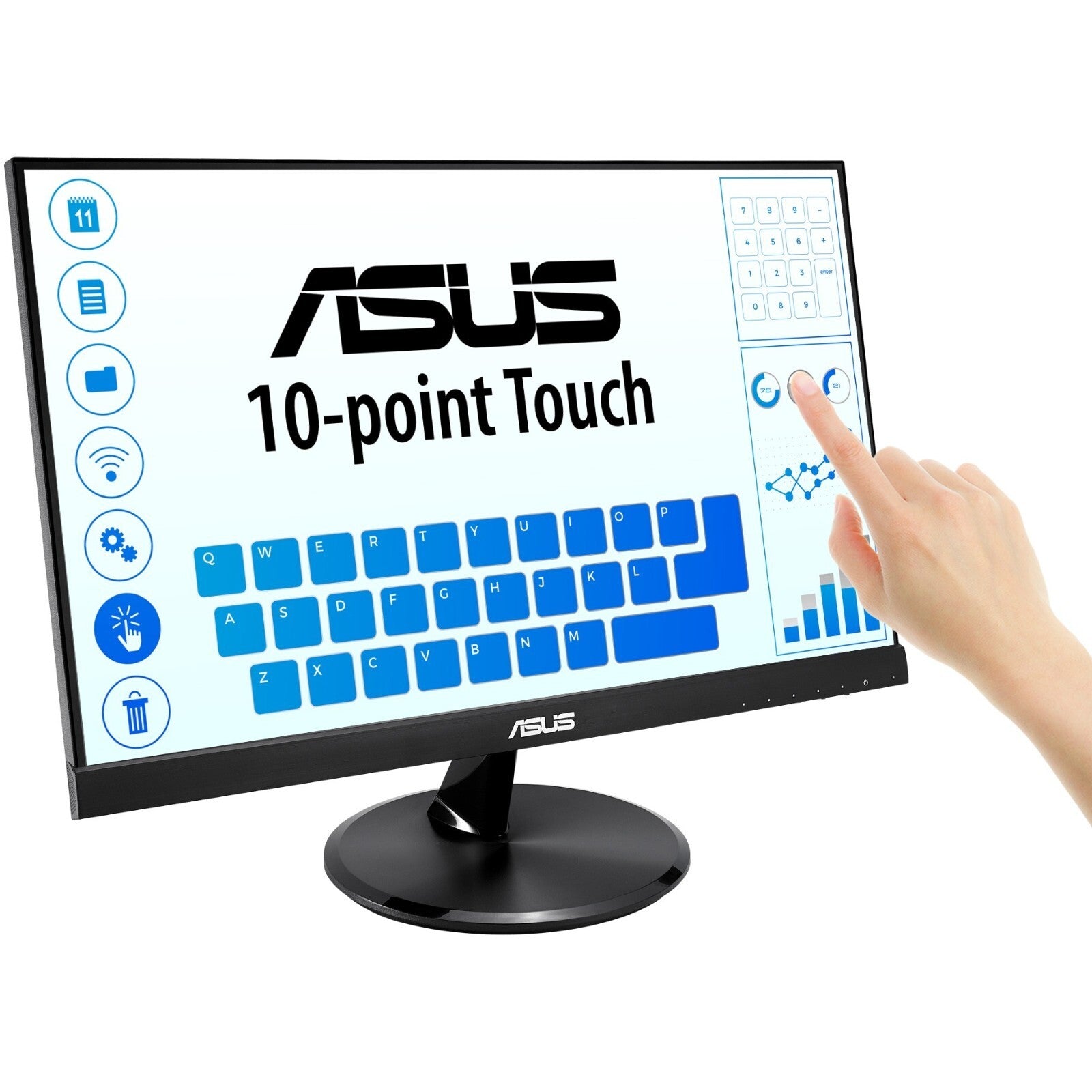 Asus VT229H 22" Class LCD Touchscreen Monitor - 16:9 - 5 ms - 21.5" Viewable