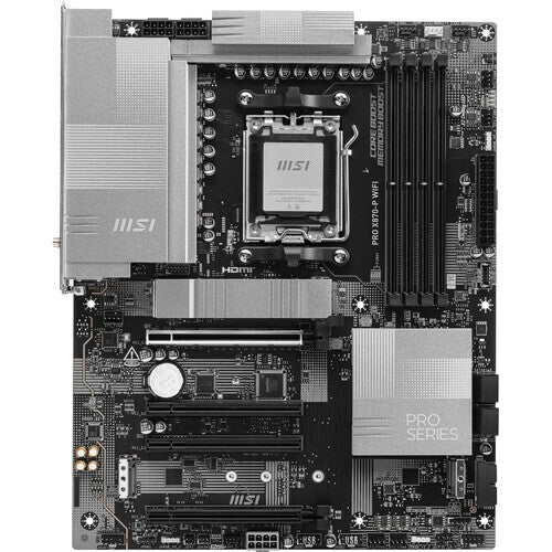 MSI X870PWIFI AMD X870 AM5 Ryzen 7 8 9 4xDDR5 HDI- DP 5G-LAN WF7 SATA ATX MBD