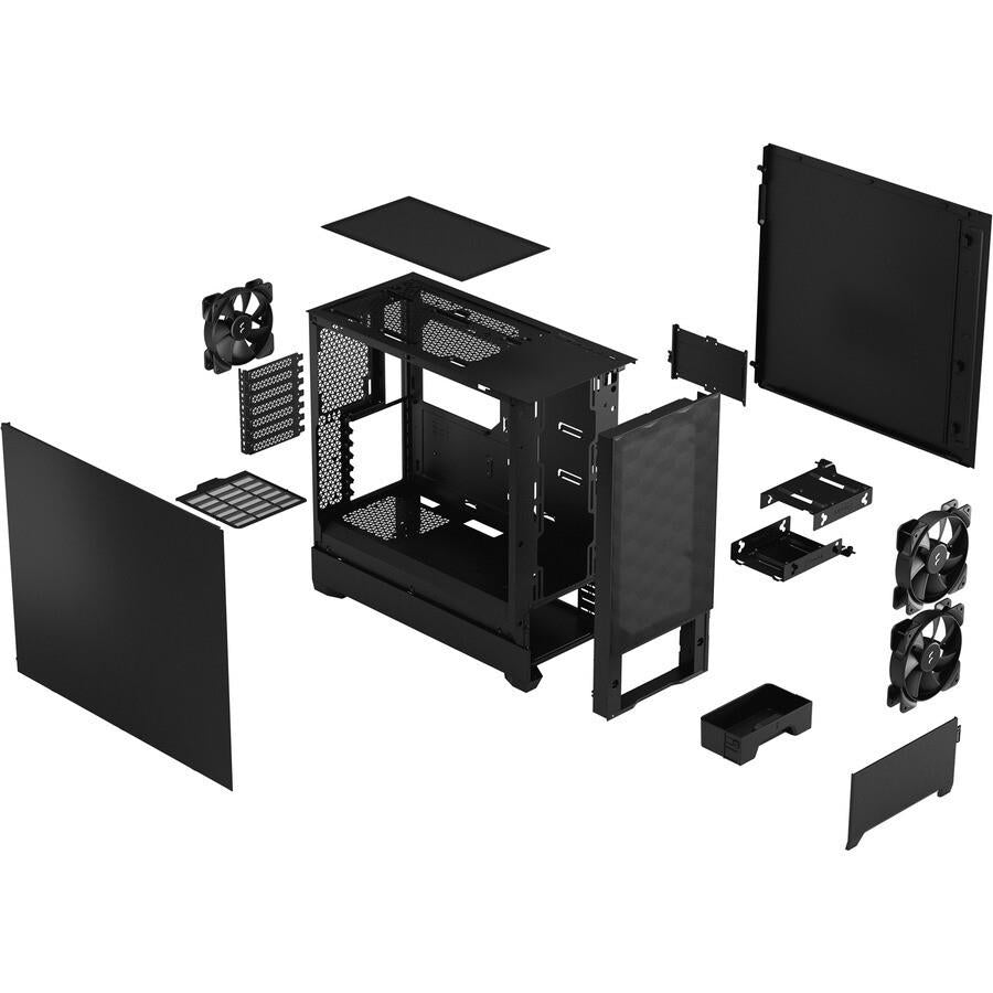 Fractal Design FD-C-POA1A-01 Pop Air Computer Case - Mid-tower - Black - Steel