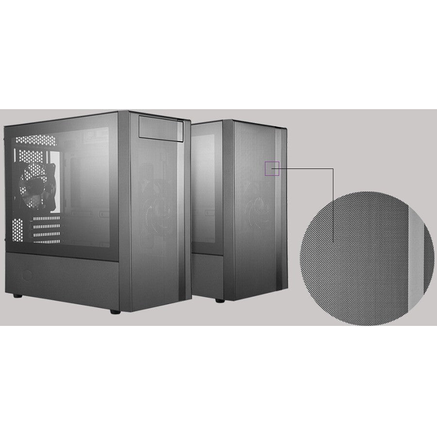 Cooler Master MCB-NR400-KG5N-S00 MasterBox Computer Case - Mini-tower - Black