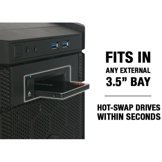 Icy Dock MB521SP-B FlexiDOCK Drive Bay Adapter for 3.5" - Serial ATA/600 Host