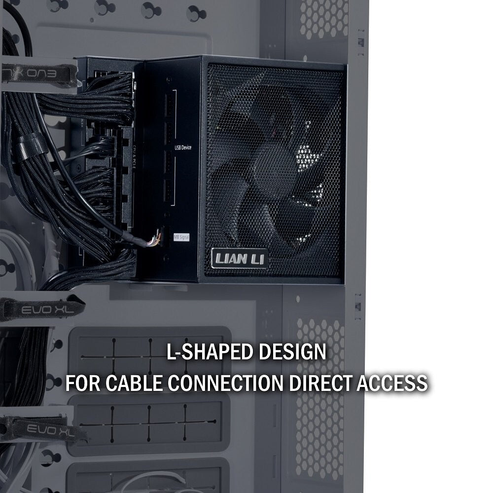 Lian Li EG1000BE.US Edge series 1000W- 80 PLUS Platinum Power supply- ATX 3.1