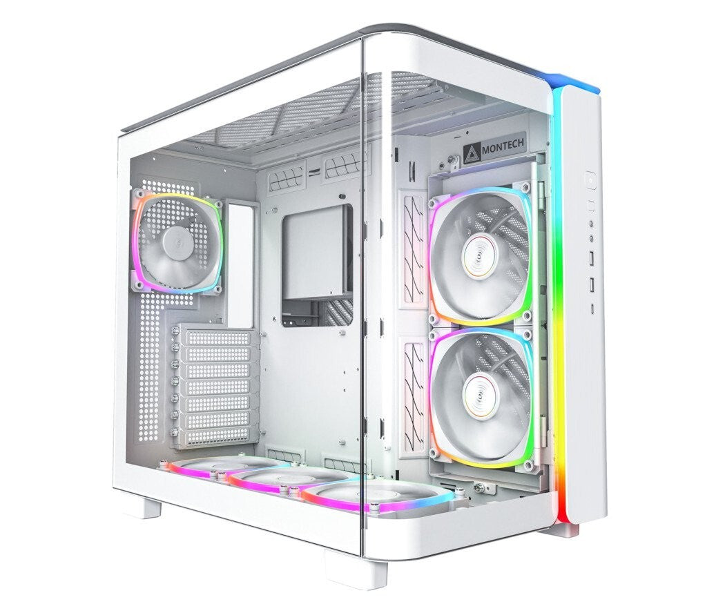 MONTECH KING 95 PRO (W).US KING 95 PRO (W) Dual-Chamber ATX Mid-Tower PC Gaming