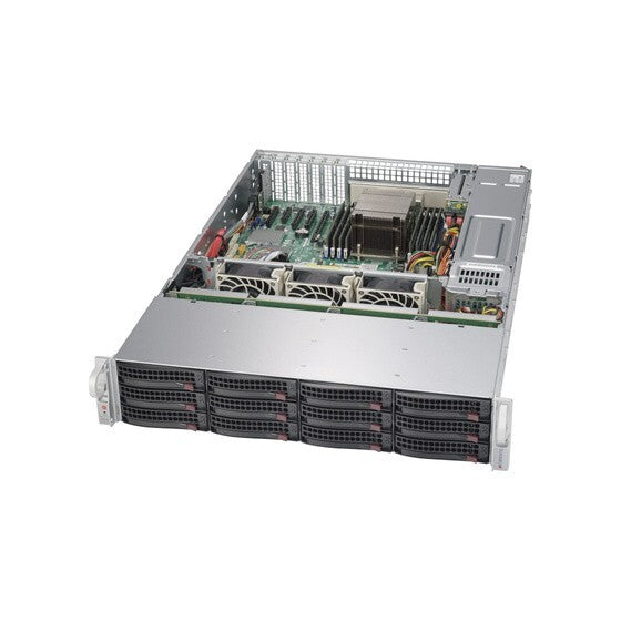 Supermicro CSE-826BE1C-R920LPB SuperChassis Rack-mountable 2U - 12 x Bay - Black