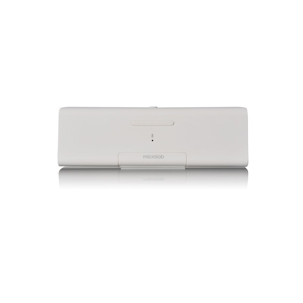 Microlab MD212WHITE Wireless Bluetooth Portable Stereo Speaker w/ Microphone