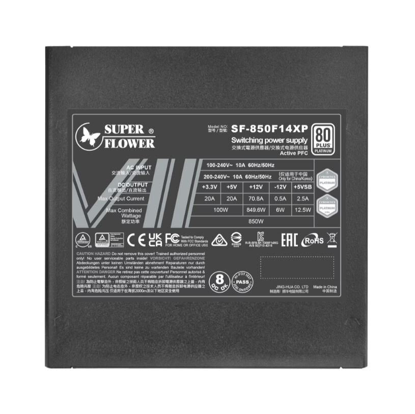 Super Flower SF-850F14XP Leadex VII XP PRO 850W 80+ Platinum Cybenetics Platinum