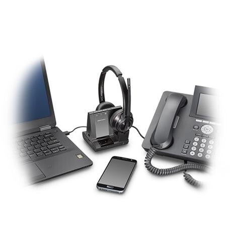 Plantronics PL-7S4B5AA W8220-SAVI 3IN1-OTH STEREO-UC-DECT 6.0-N