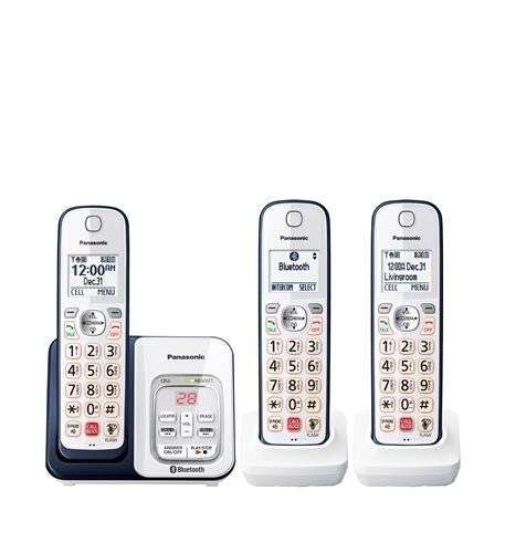Panasonic KX-TGD863A 3 Handset Link2Cell Cordless Phone