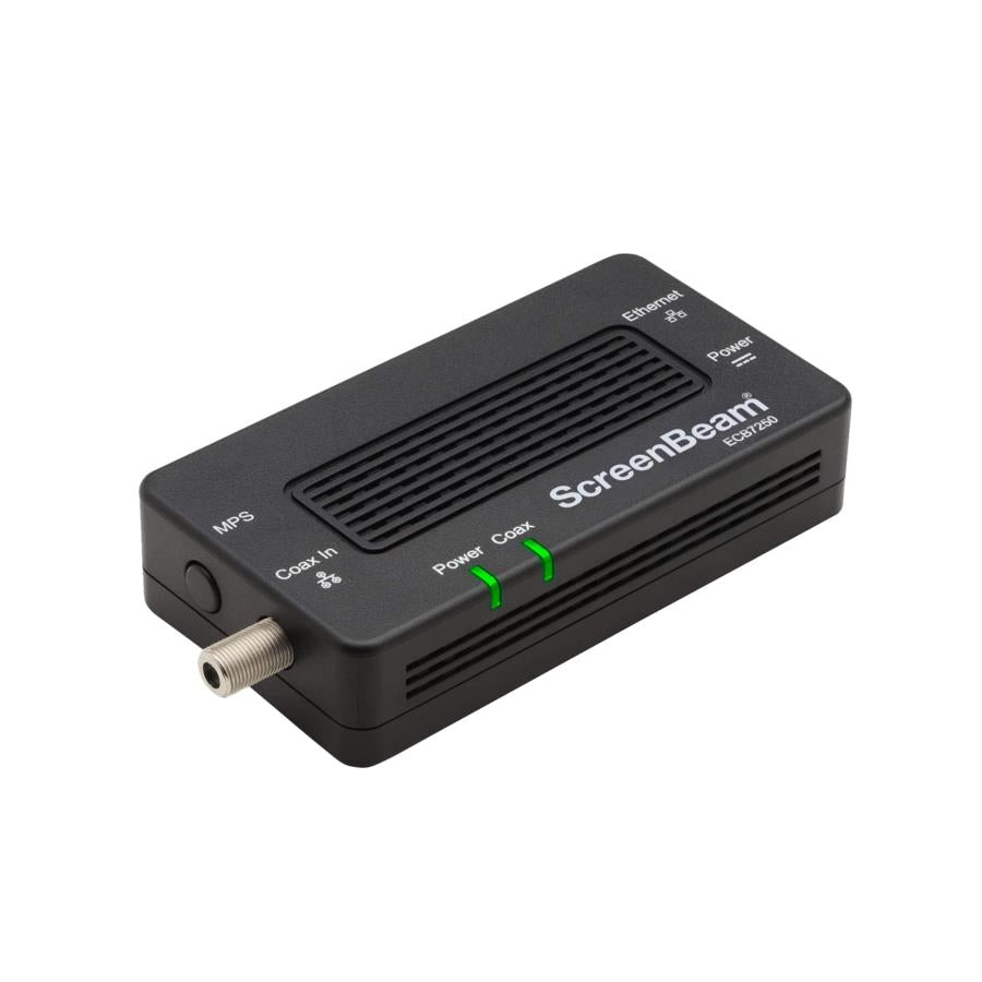 Screenbeam ECB7250K02 MoCA 2.5GBase-T Network Power Ethernet Adapter RJ45