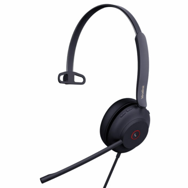 Yealink 1308143 UH37 Mono UC USB-C/A Wired Headset Black
