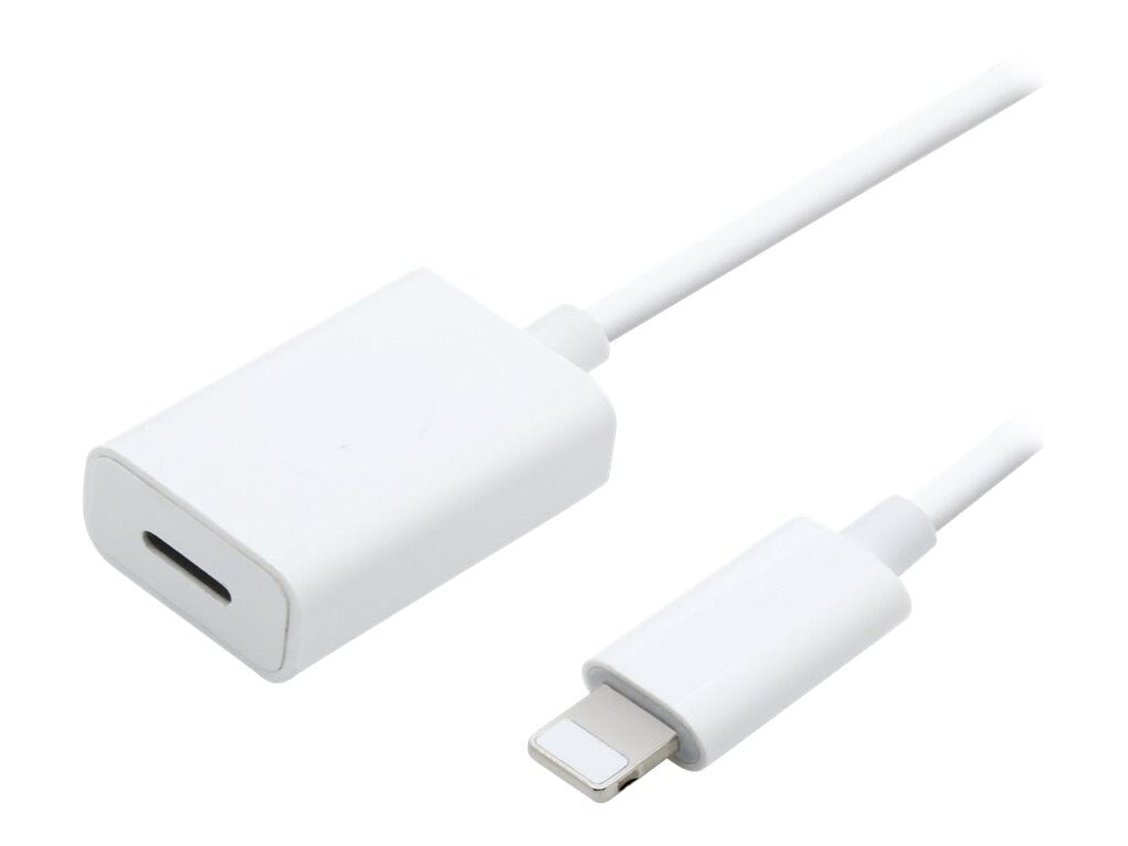 4Xem 4XLIGHTNINGMF 1M Lightning Male to Female Adapter - 3 ft - White