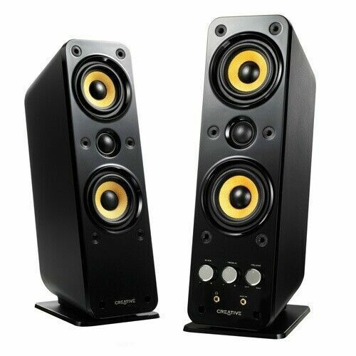 Creative Labs 51MF1615AA002 GigaWorks T40 2.0 Speaker System - 32W -Glossy Black