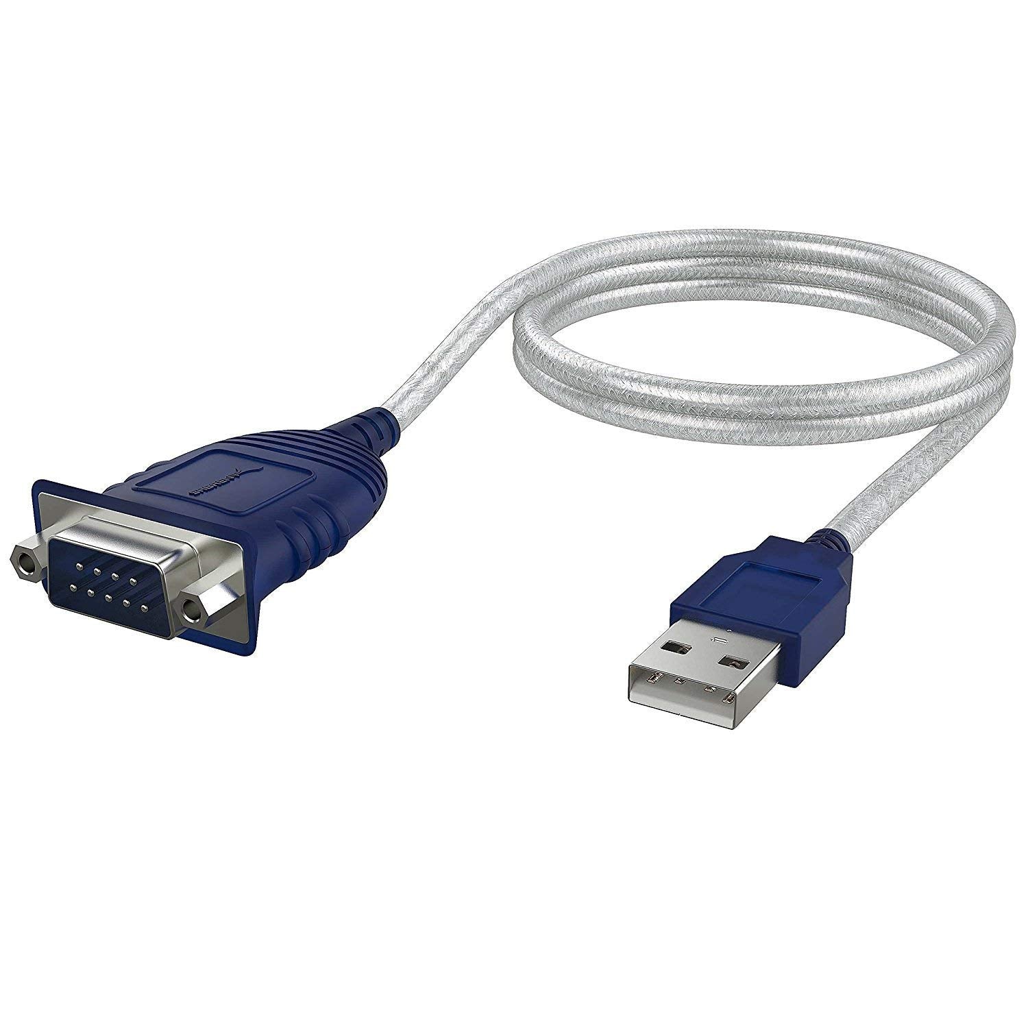Sabrent CB-DB9P 12" USB 2.0 to Serial DB9 Male (9 Pin) RS232 Cable Adapter