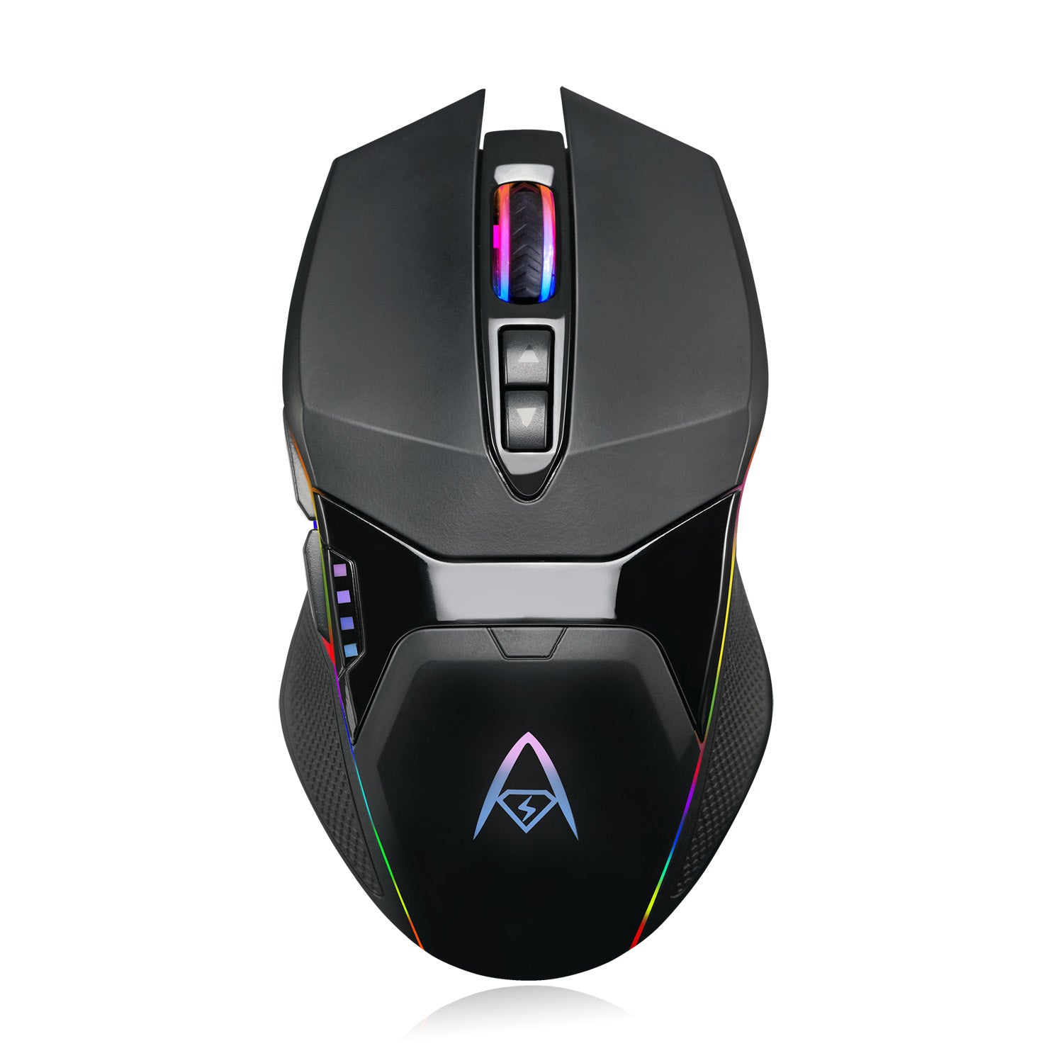 Adesso IMOUSE X5 Illuminated 7 Button Ambidextrous Gaming USB Mouse RGB 6400DPI