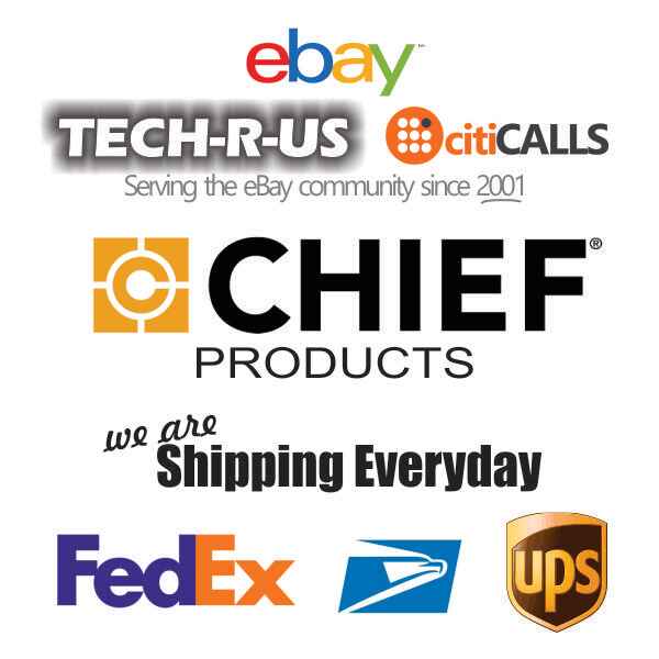 Chief AS3LDP7 Tempo PDU Flat Panel Wall Mount 49"-86" 200 lb Tilt Lock Lever Adj