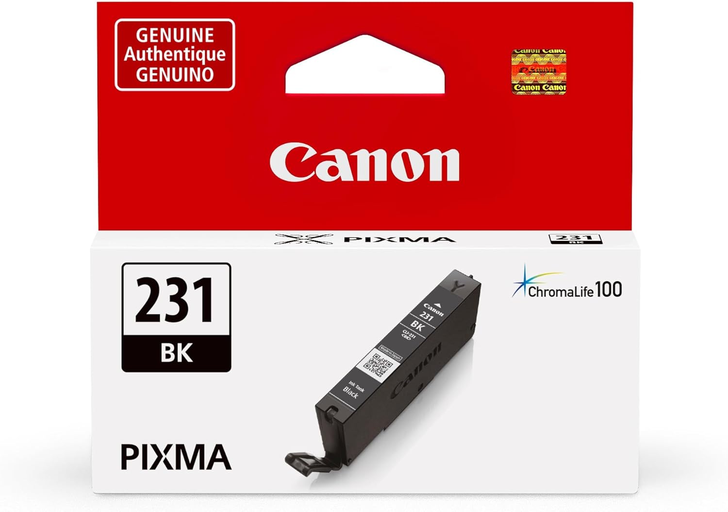 Canon 6674C001 ChromaLife100 Original Standard Yield Inkjet Ink Cartridge