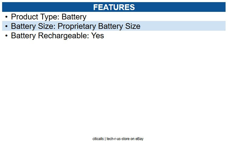 HP Poly 85R37AA Battery for Wireless Headset - Battery Rechargeable