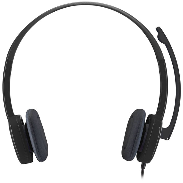 Logitech 981-000587 Stereo Headset H151 with Microphone, Black