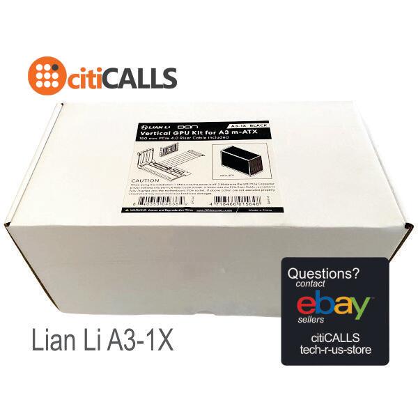 Lian-Li A3-1X Accessory Optional Vertical Kit for A3-mATX Black Retail