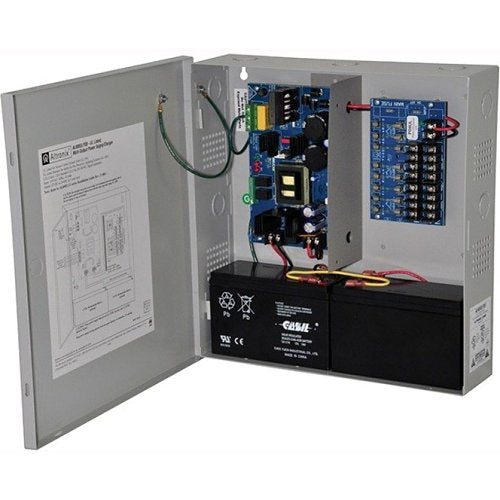 Altronix AL600ULPD8 Power Supply / Charger, 8 Fused Outputs 12/24VDC at 6A BC300