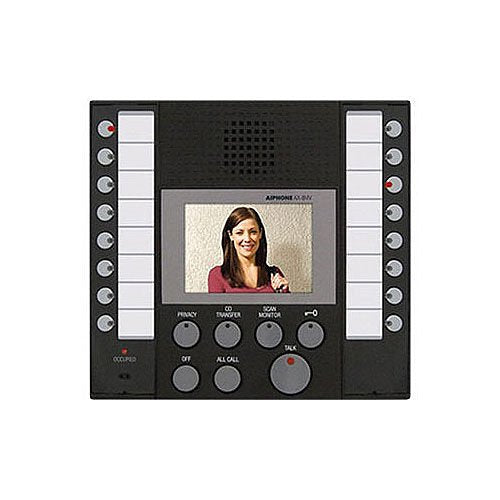 Aiphone AX-8MV Audio/Video Master with Buttons for Up to 8-Masters Stations