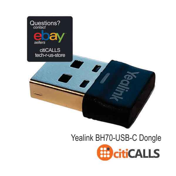 Yealink BH70-DUAL-TEAMS-USB-A 1208663 Stereo All Day Wireless Bluetooth Headset