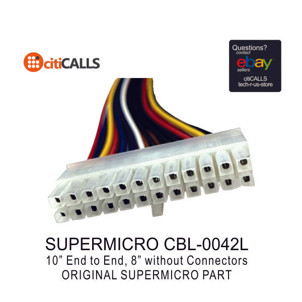 Supermicro CBL-0042L Power Connector Extension Cable 24-pin Pb-free Cable