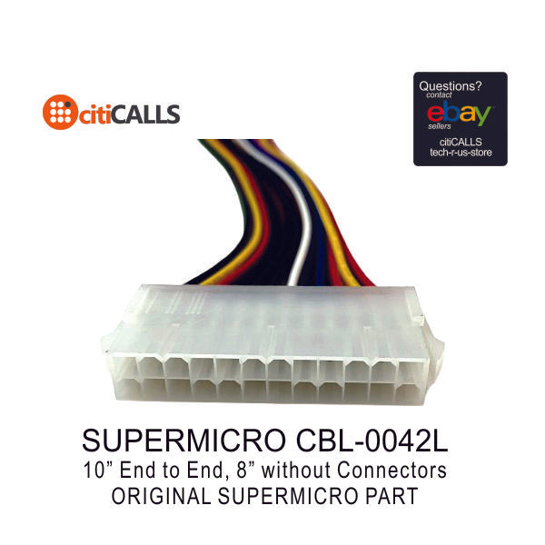 Supermicro CBL-0042L Power Connector Extension Cable 24-pin Pb-free Cable