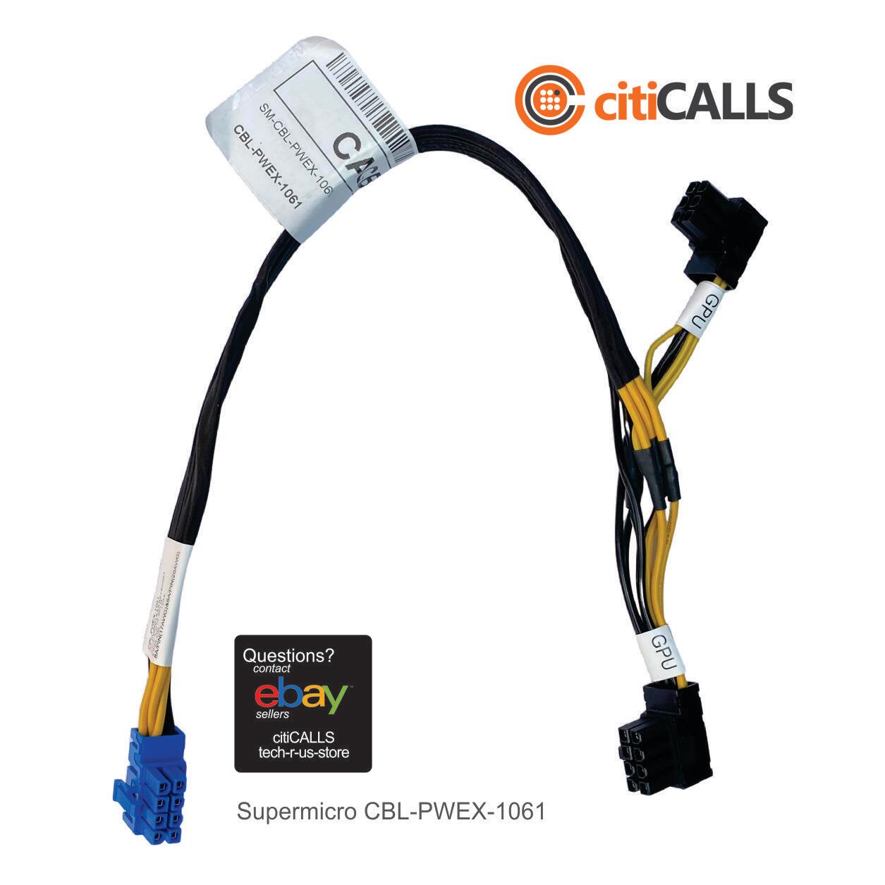 Supermicro CBL-PWEX-1061 Power cable - 8 pin (2x4) internal power to 8 pin PCIe