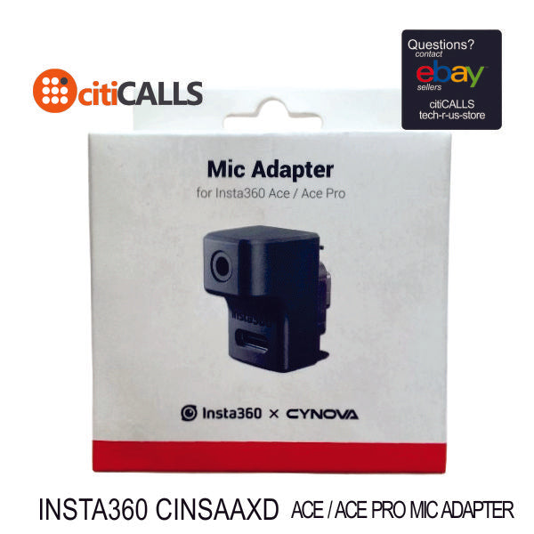 Insta360 CINSAAXD Accessory Ace Pro Mic Adapter - Black - Retail