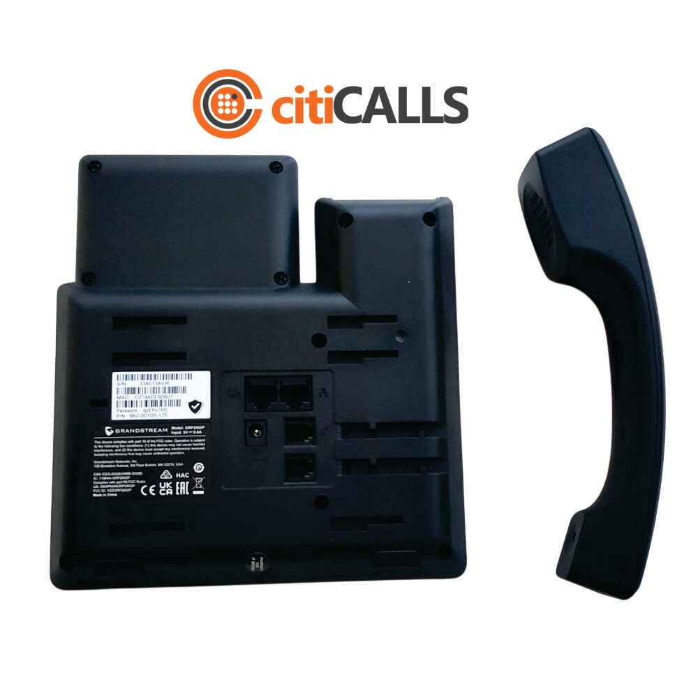 Grandstream GRP2602 IP Phone LCD Screen w 2 Lines 4 SIP Accounts w Power Adapter