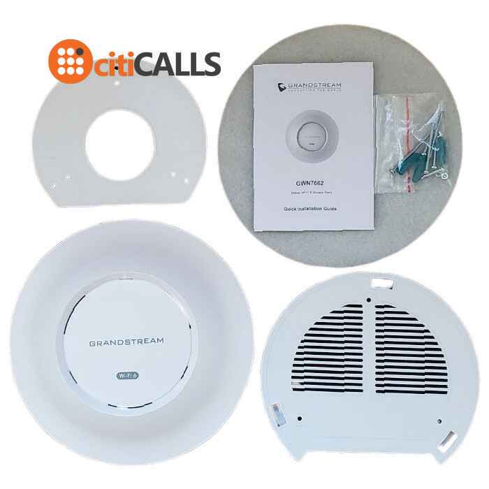 Grandstream GS-GWN7662 Hybrid 802.11ax WiFi 6 Ceiling Access Point PoE Ready