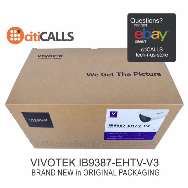 Vivotek IB9387-EHTV-V3(2.7-13.5) 5MP Outdoor IP Bullet Camera 2.7-13.5mm Lens