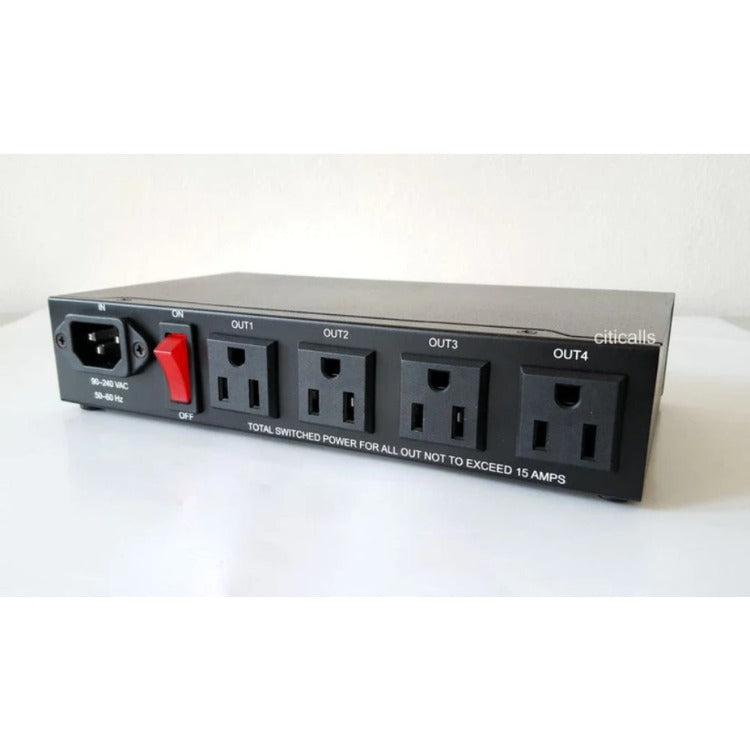 Aviosys IP 9258 TP with Auto-Ping 4 Port Web Power Distribution Control Switch Unit PDU