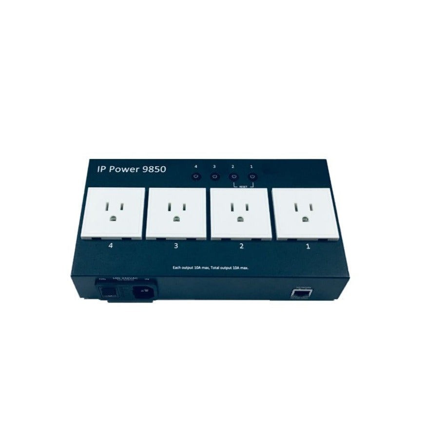 Aviosys IP9850 4 Port Web Pro Power Controller Switch w Auto-Ping Remote Reboot