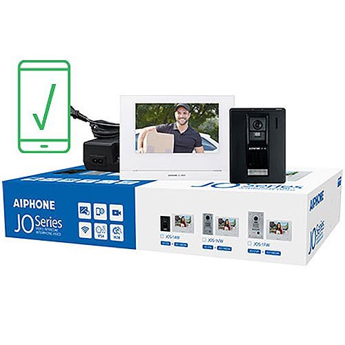 Aiphone JOS-1AW JO Series Mobile-Ready Box Set with Standard, Surface-Mount Door