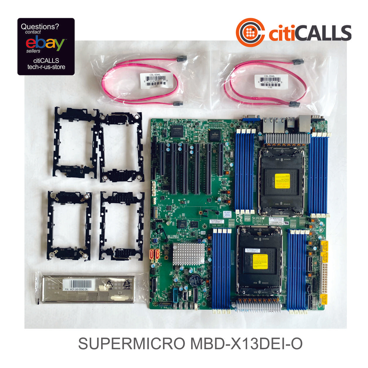 Supermicro MBD-X13DEI-O MB Xeon LGA4677 C741 16x DDR5 ECC SATA M.2 Dual GBe ETH