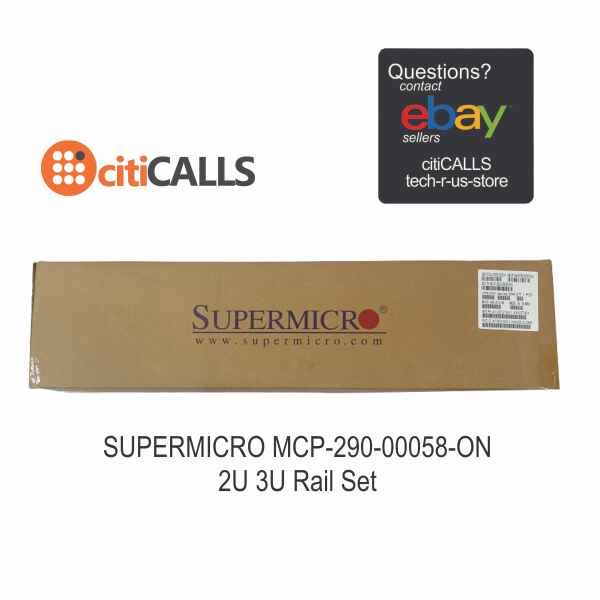 Supermicro MCP-290-00058-0N 2U/3U 17.2inch Rail Set Quick/Quick Accessory Retail
