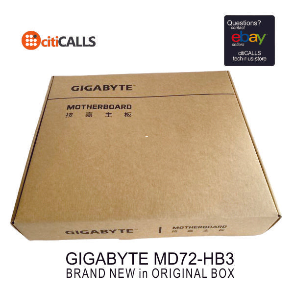 Gigabyte MD72-HB3 Motherboard - Xeon LGA4189 Socket P+ C621A Max256G DDR4 E-ATX