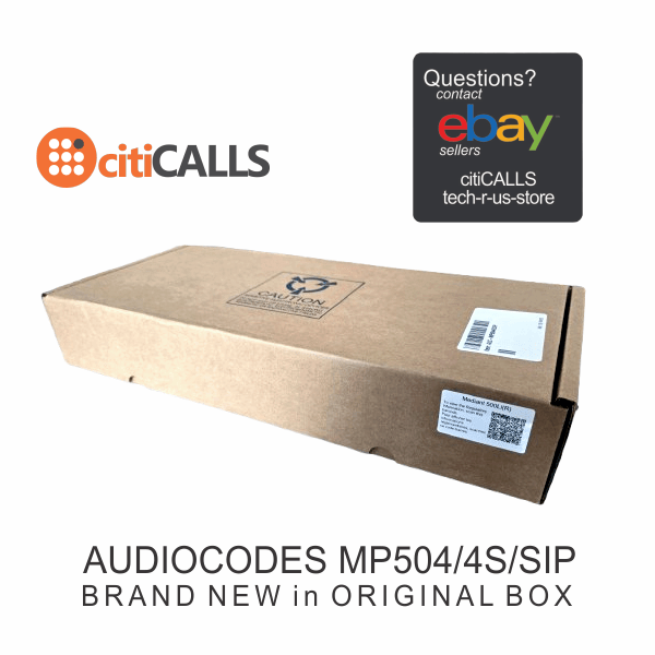 Audiocodes MP504/4S/SIP MediaPack 5xx analog VoIP gateway with 4 FXS SIP
