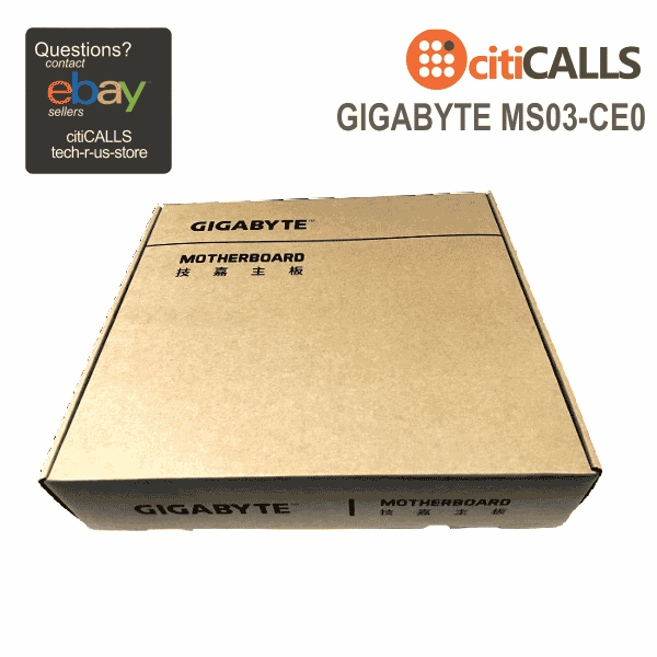 Gigabyte MS03-CE0 Motherboard Emmitsburg Xeon LGA4677 DDR5 ATX Brown Box