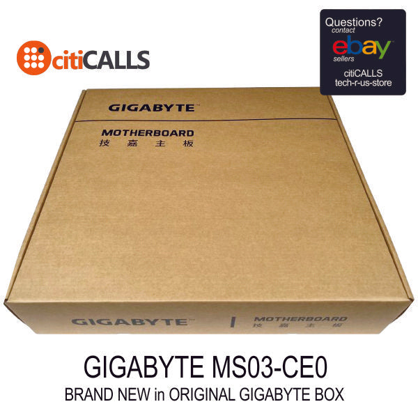 Gigabyte MS03-CE0 Motherboard Emmitsburg Xeon LGA4677 DDR5 ATX Brown Box
