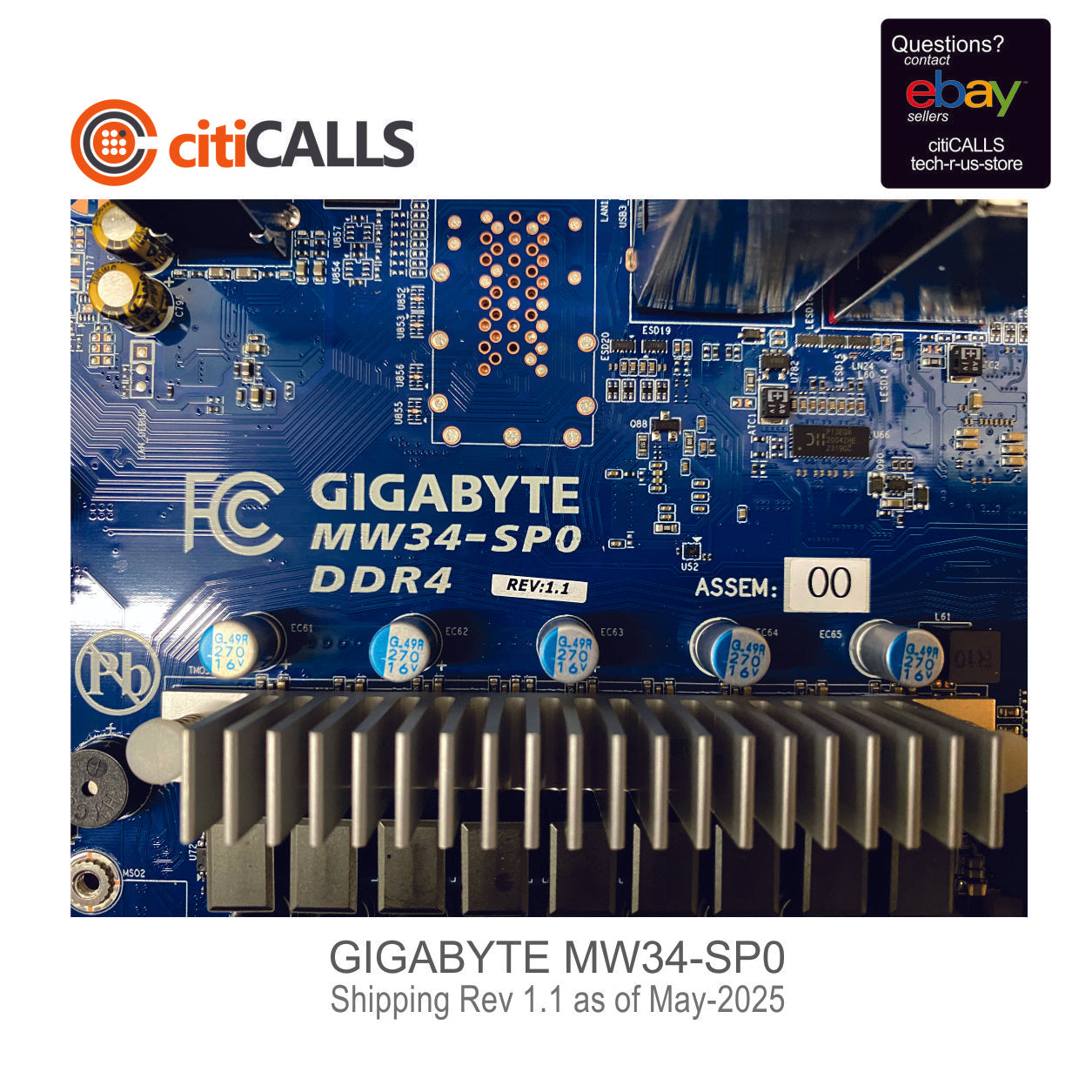 Gigabyte MW34-SP0 Motherboard - 14th/13th/12th Gen Intel - DDR4