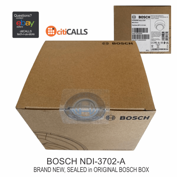 Bosch NDI-3702-A FLEXIDOME 3100i Series 2MP Indoor Fixed Dome Camera