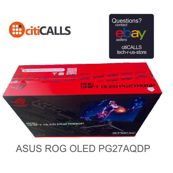 ASUS PG27AQDP ROG Swift OLED 27 inch 1440P Gaming Monitor - WOLED, QHD, 480Hz